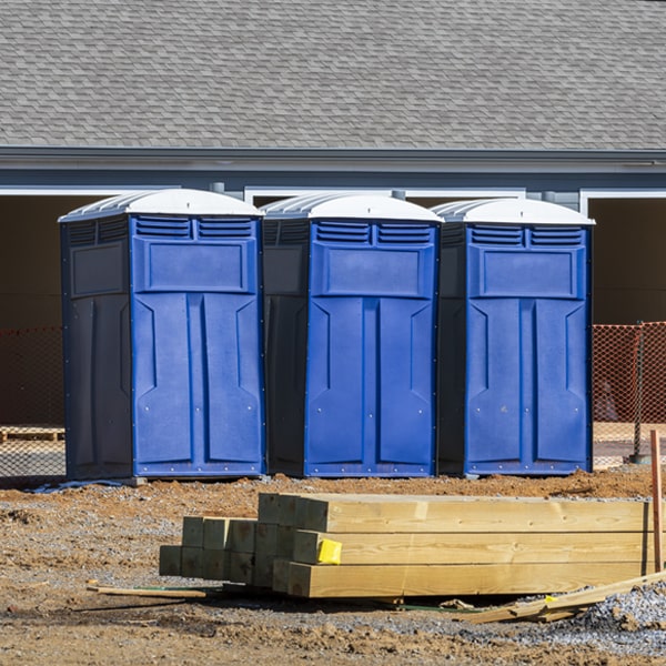 what is the maximum capacity for a single portable restroom in Saticoy CA